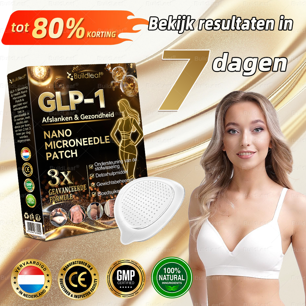 BuildLeaf® NIDDK-Tirzepatide Afslank & Gezondheid Nano Microneedle Patch