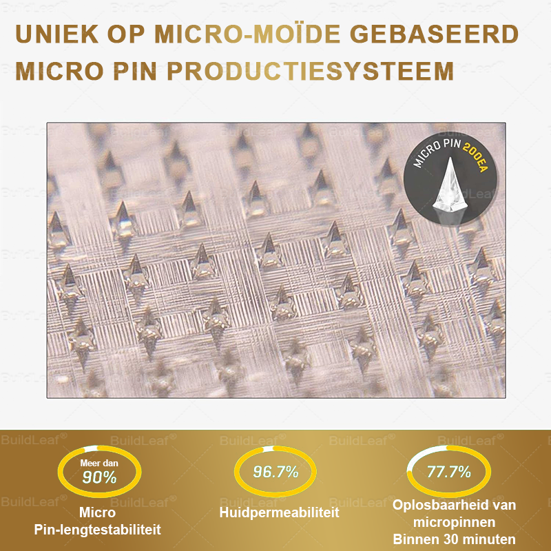 BuildLeaf® NIDDK-Tirzepatide Afslank & Gezondheid Nano Microneedle Patch