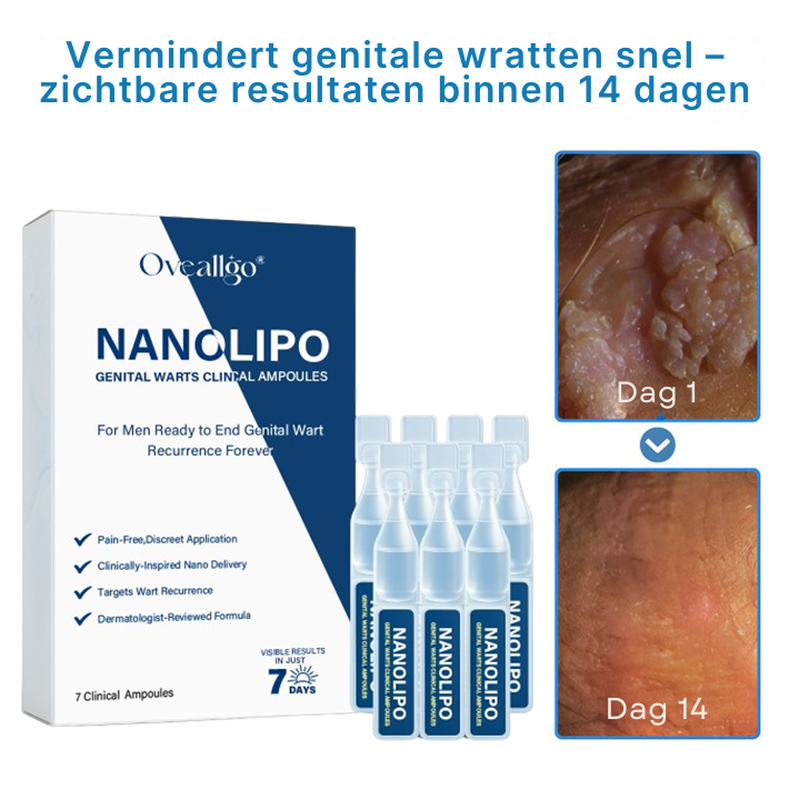 Oveallgo® NanoLipo Genitale Wratten Klinische Ampullen