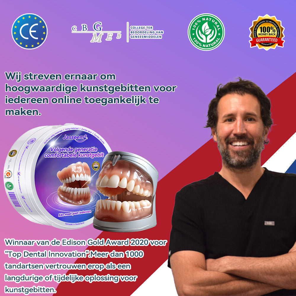 Jasseem® Volgende Generatie Comfortabele Kunstgebit