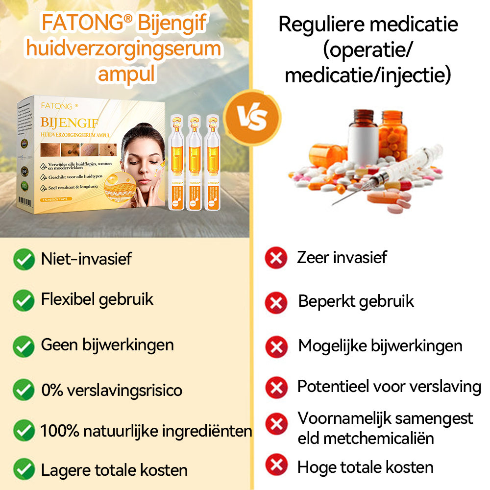 FATONG® Bijengif Huidverzorgingsserum Ampul
