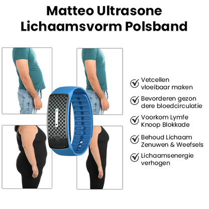 Matteo Ultrasoon Lichaamsvorm Polsband Pro