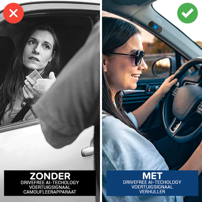 DriveFree AI-Techology voertuigsignaal-concealerapparaat