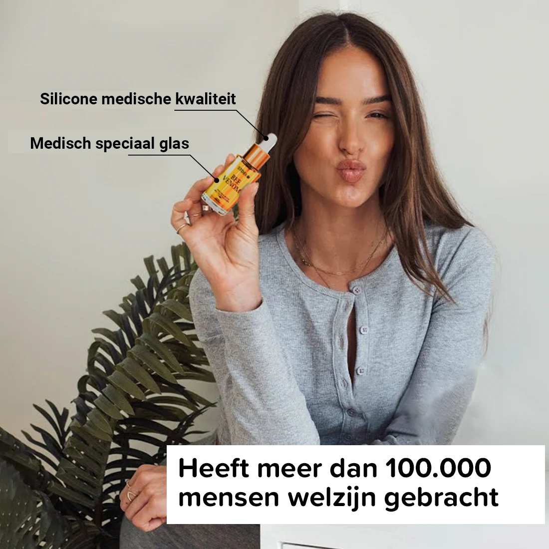 Bijen gif Darmdetoxbuik Knop druppels