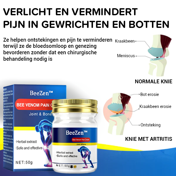 Nieuw-Zeelandse bijengif gewrichts- en bottherapie geavanceerde crème