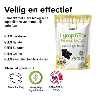 LymphTox Bijengif voetbad (7 stuks per verpakking)