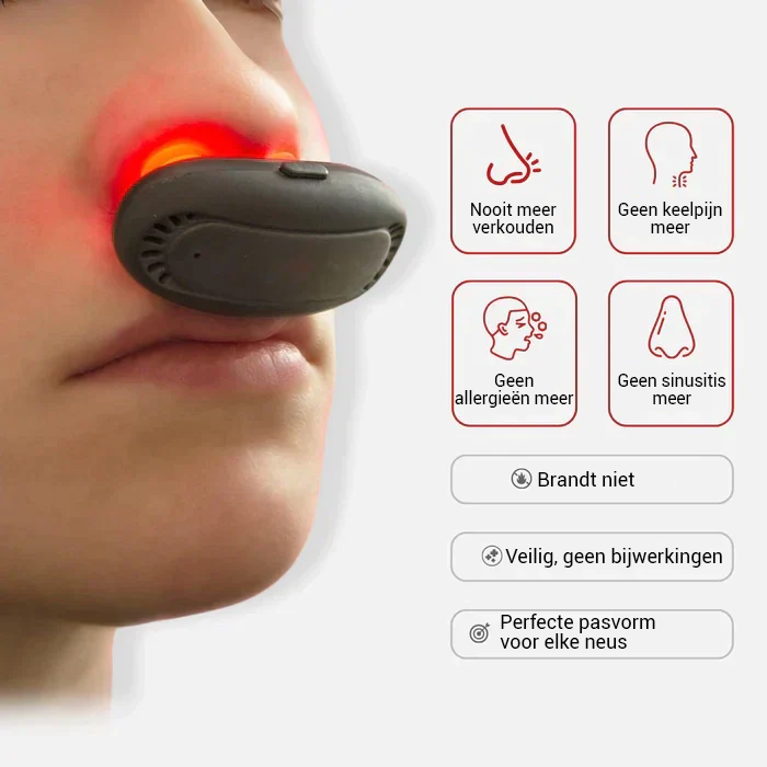 RespiRelief rood licht neustherapie-instrument