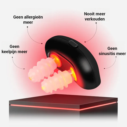 RespiRelief rood licht neustherapie-instrument