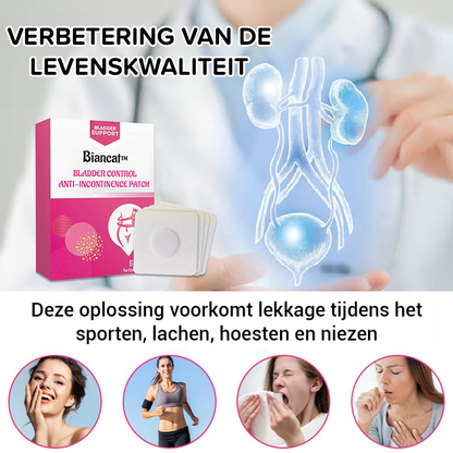 Anti-incontinentiepleister voor blaascontrole (6 pleisters per doos)