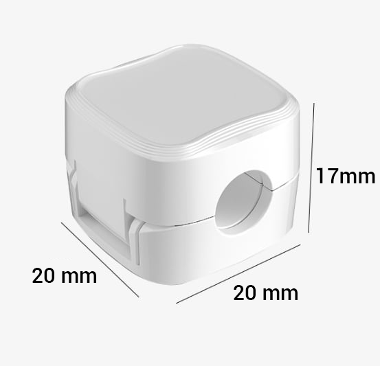 Magnetische snoeropbergers - Gemakkelijk en veilig zelfklevend kabelbeheer (6 stuks)