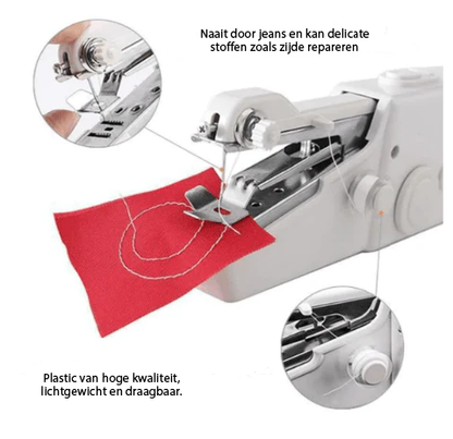 Draagbare mini handnaaimachine