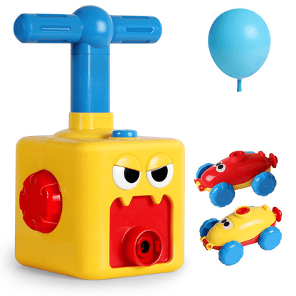 Fun verpakt ballon auto speelgoed pompset